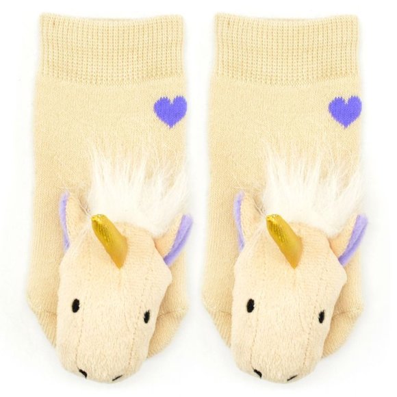 Unicorn Rattle Socks - Picture 2 of 2
